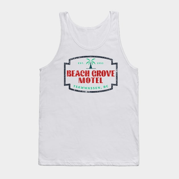 Beach Grove Motel Tank Top by FahlDesigns